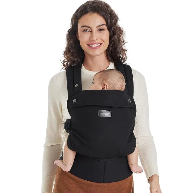Momcozy - 3in1 Newborn To Toddler Baby Carrier - Black